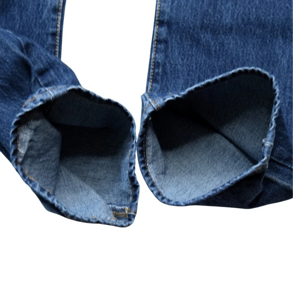 Levi's 501 Men's 35x29 Original Straight Leg Button Fly Dark Wash Denim Jeans